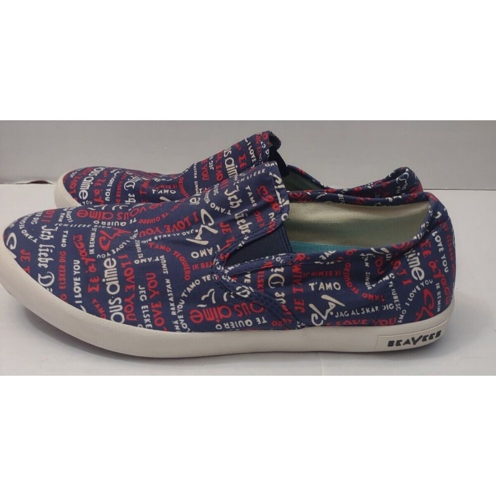 SeaVees Sneakers Trina Turk Shoes Women's 8.5 Floral Legend Poplin Twill - Picture 3 of 8
